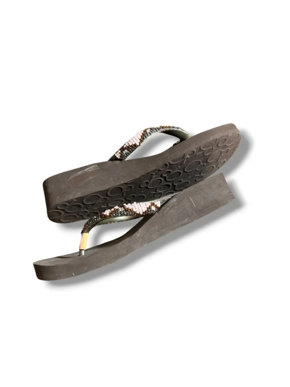 OP Beaded Flip‑Flop Sandals size 11